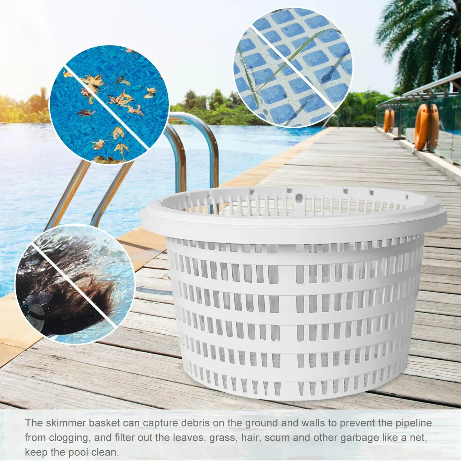 Pool Filter Basket Replacement Swimming Portable Baskets Skimmer Socks
