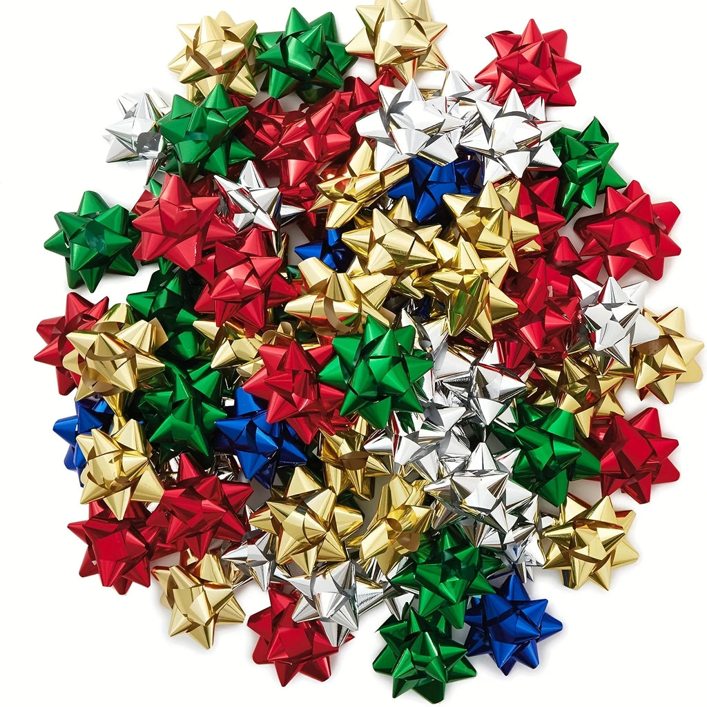 Star Ribbon Bows 30/60pcs – Gift Wrapping & Party Decoration