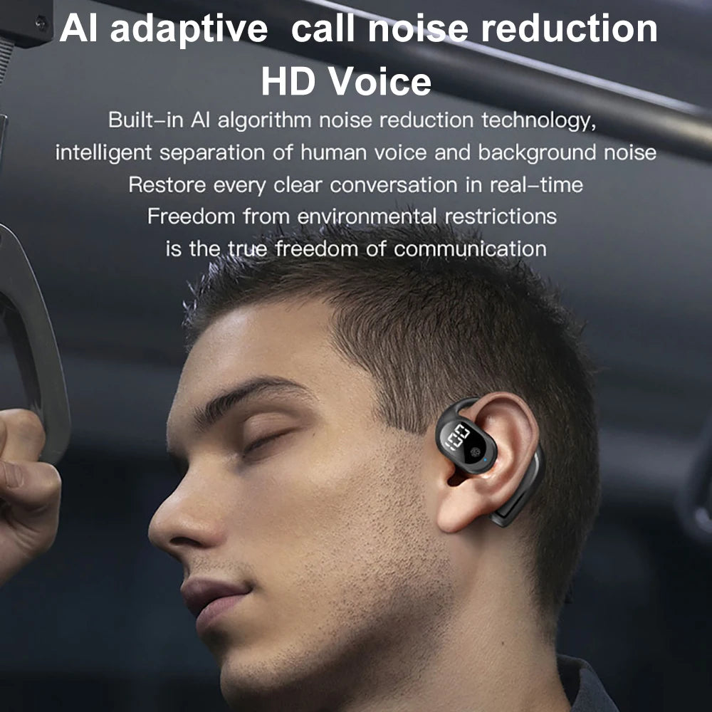 TWS Bluetooth 5 3 Headphone Ear Hook Wireless Earphone Hifi Stereo