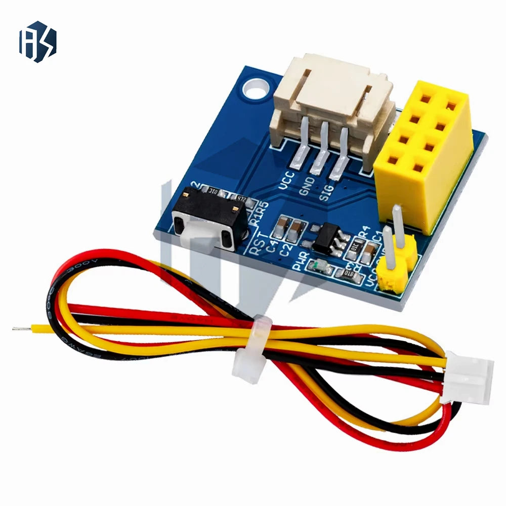 1PCS ESP8266 ESP-01 ESP-01S RGB LED Controller Module for Arduino IDE WS2812 Light Ring Smart Electronic DIY Zpaxo