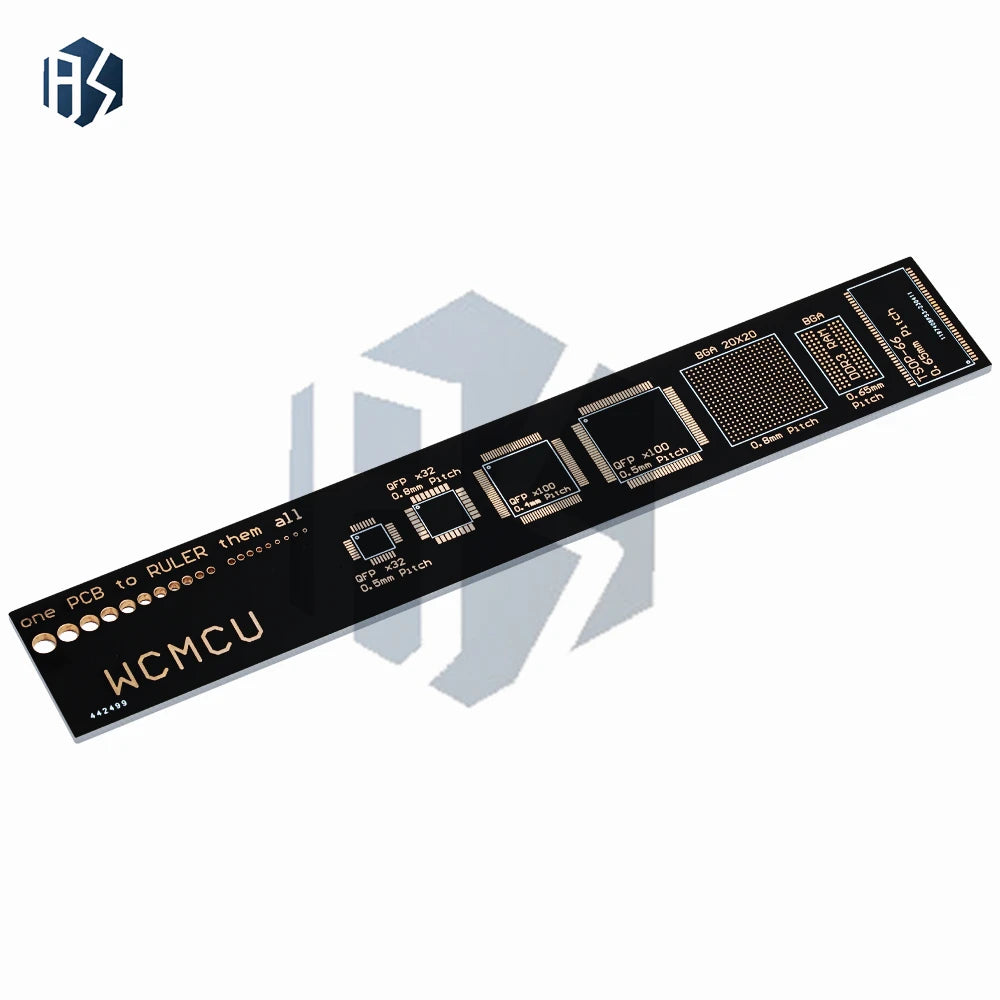 1‌~5PCS Multifunctional PCB Reference Ruler v2.6 – Integrated SMD Trace Width Guide for Electronic Engineers Zpaxo