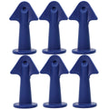 3/6pcs Multi-functional Sealant Nozzle Scraper Floor Caulking Tools Silicone Sealant Nozzles Kit Home Improvement Set Grout Tool Zpaxo 6pcs blue