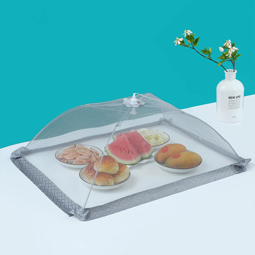 Foldable Food Cover Tent Reusable Collapsible Dining Table Mesh Cover Food Net Home BBQ Outdoors Picnic Accessories Zpaxo