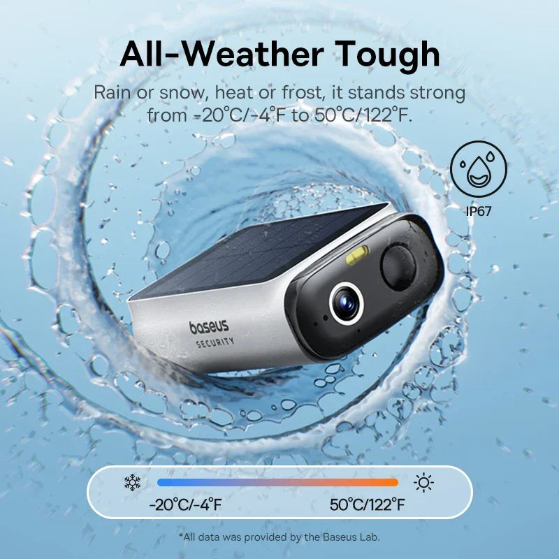 Baseus Security S1 Lite Solar Camera Wireless Outdoor Continuous