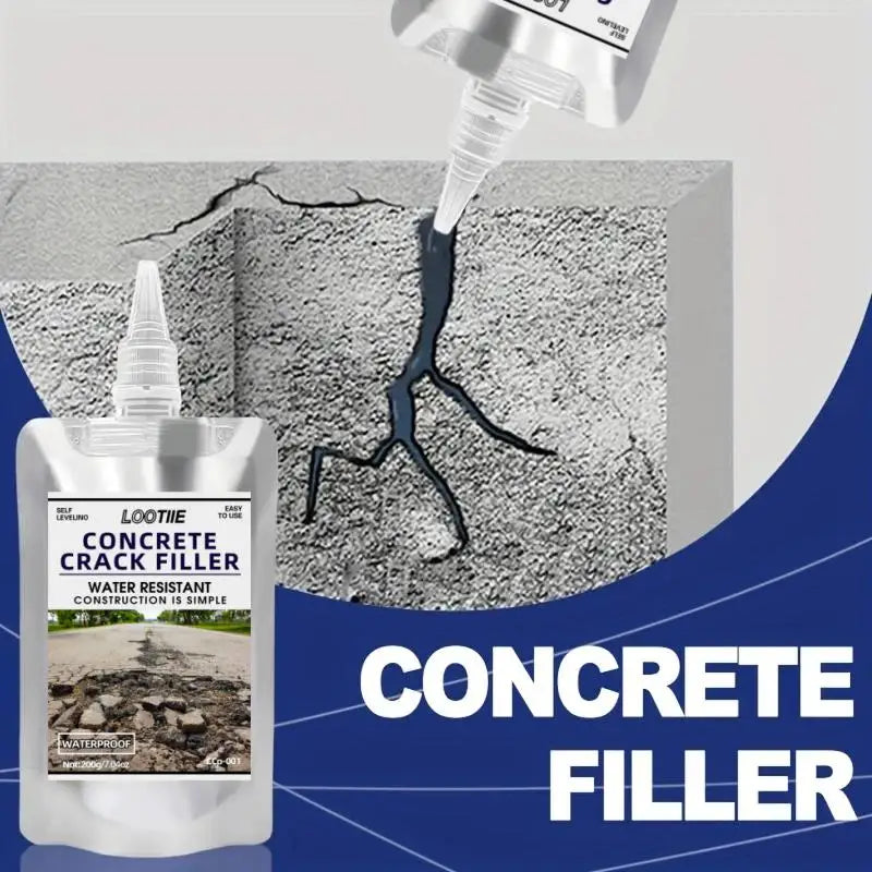 Quick-drying self-leveling concrete repair adhesive | joint sealant for wall/roof/floor Leakproof material outdoor tiles Zpaxo