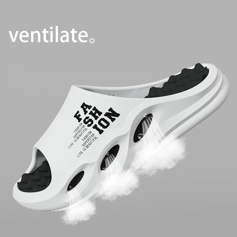Fashion Trend Men's Slippers Indoor Home Thickened Soft Sole Sandals
