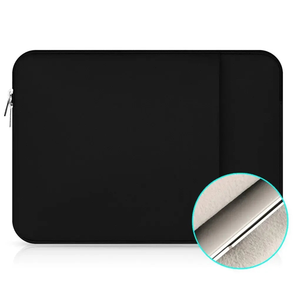 Laptop Bag Case Macbook Air 11 12 13 14 15 Xiaomi Lenovo Asus Dell HP Zpaxo Black 15.6 inch