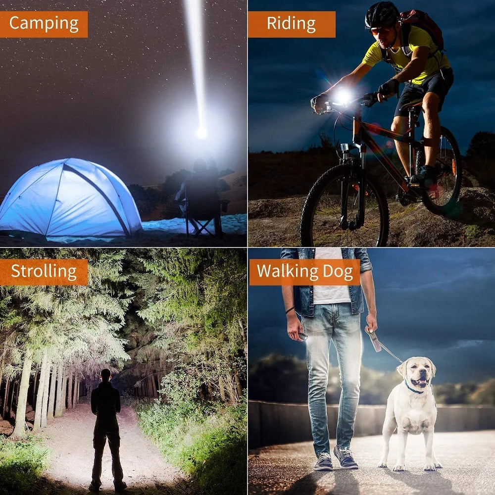 POCKETMAN XHP90.2 LED Tactical Flashlight – 3800 Lumen USB