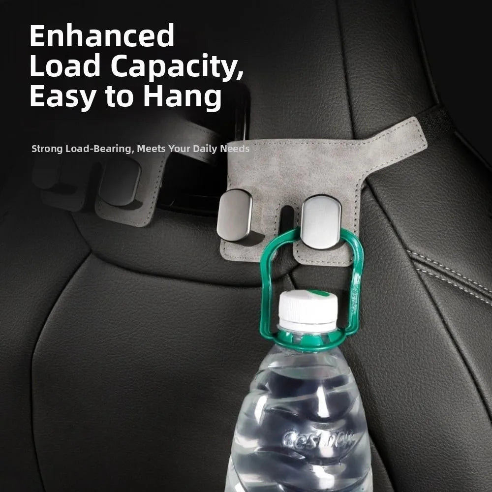 Load-bearing Car Headrest Hook Wear-resistant Double Backseat Hanger Zpaxo