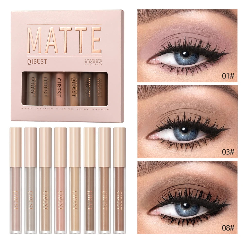 8-Color Eye Shadow Suit Durable Easy Apply Waterproof Not Smudge
