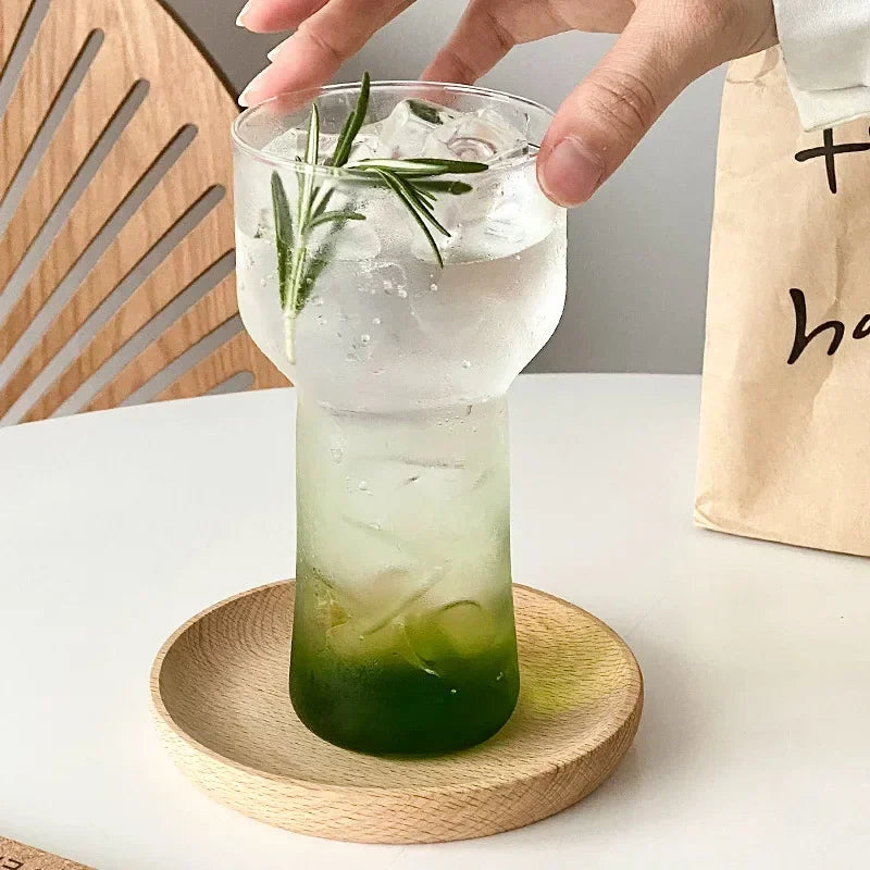 Hot High Borosilicate Transparent High-temperature Resistant Torch Cup, Coffee Cup, Bubble Water Glass, Cold Beverage Glass Cup Zpaxo