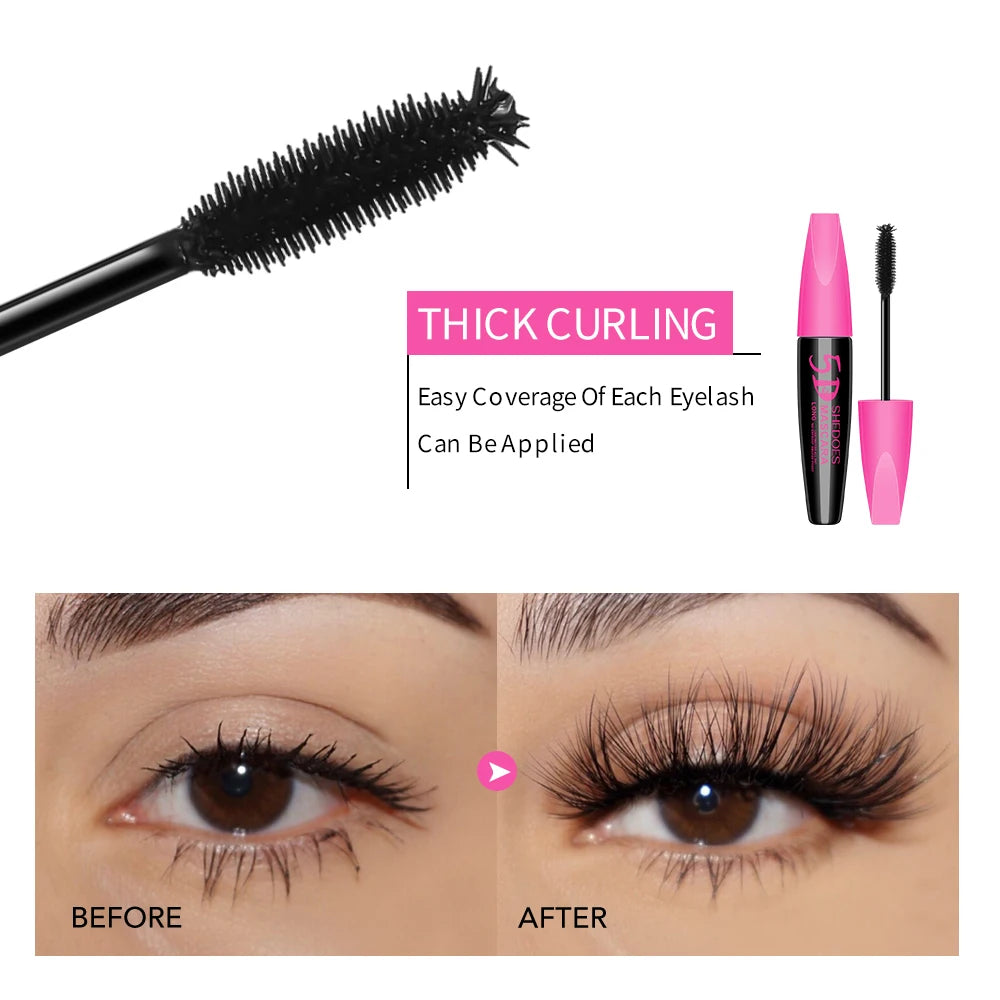Waterproof Mascara Dense Slender Anti Smudge Durable Curling