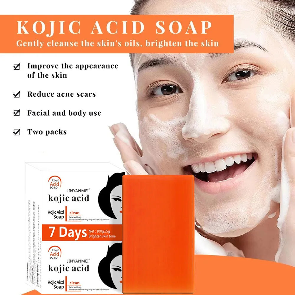 SADOER Kojic Acid Whitening Soap – Brighten & Deep Cleanse Kojic Acid Soap Zpaxo