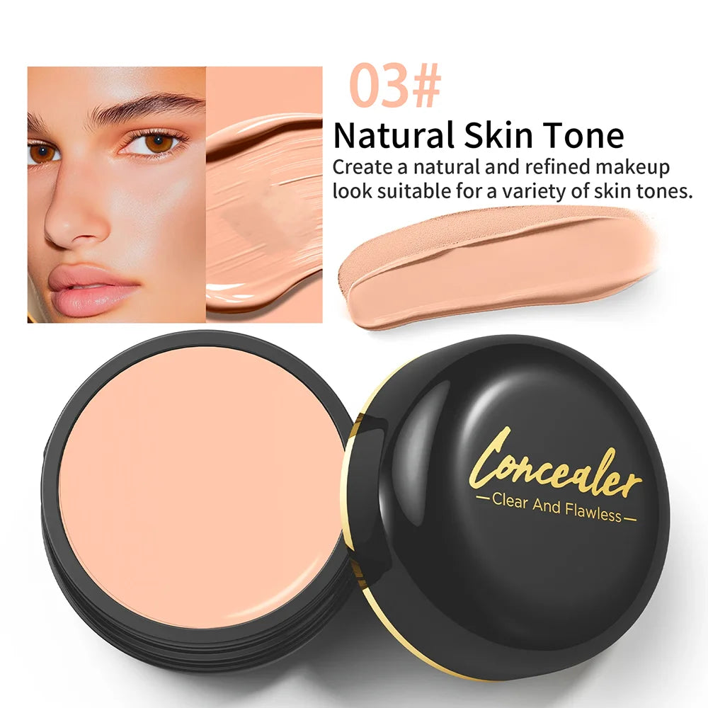 Full Coverage Waterproof Concealer – Hides Tattoos, Scars & Blemishes, Natural Matte Foundation for All Skin Tones, Long-Lasting Zpaxo Asia Skin Tone