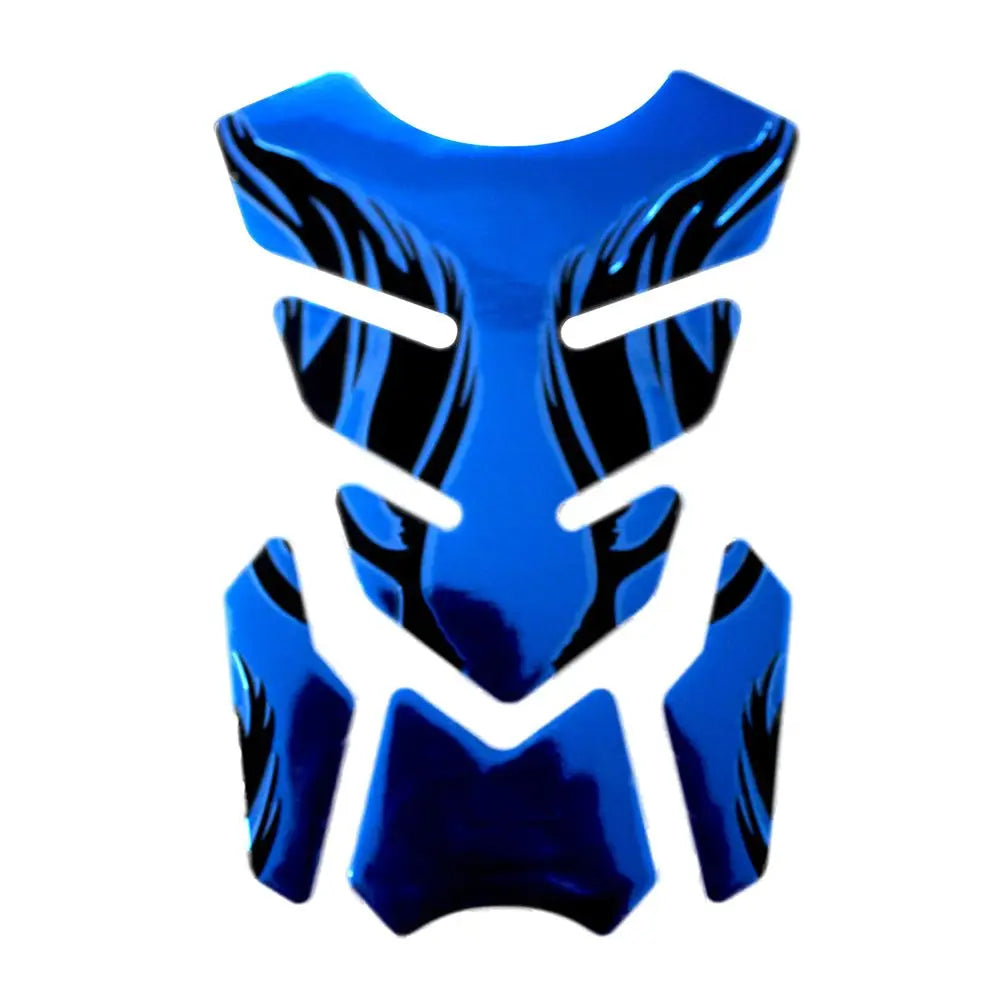 Decoration Oil Gas Tank Protector Cover 3D Tankpad Sticker Motorcycle Zpaxo blue