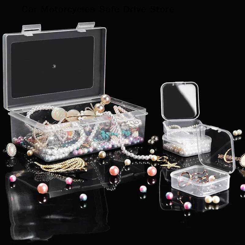 CM12 14 15 30 Grid Beaded Storage Box Nail Art Jewelry Earring Seed