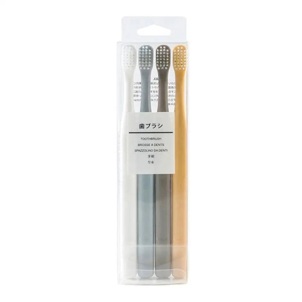 4-Pack Soft Bristle Toothbrush – Deep Clean Sensitive Gum Care Manual Toothbrush Set Zpaxo 4pcs mix