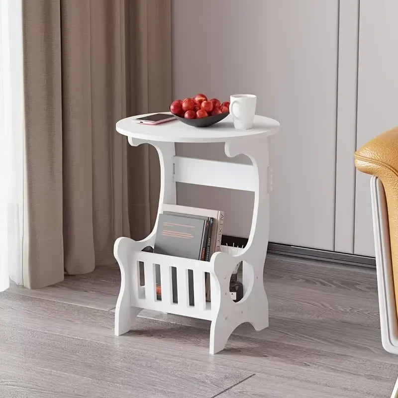 Mini Round Table Bedside Bedroom Furniture Modern Minimalist