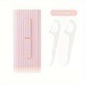 Box Reusable Dental Floss Stick Portable Automatic Dispenser