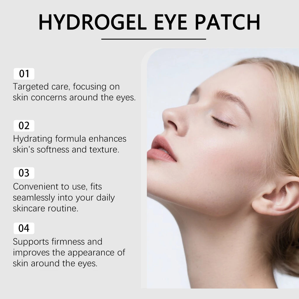 Peptide Collagen Hydrogel Eye Patches – Wrinkles & Dark Circles Eye Gel Patches Zpaxo
