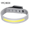 COB LED Armband Light 500LM – USB Rechargeable Night Running LED Safety Armband Zpaxo YD2307 Gray