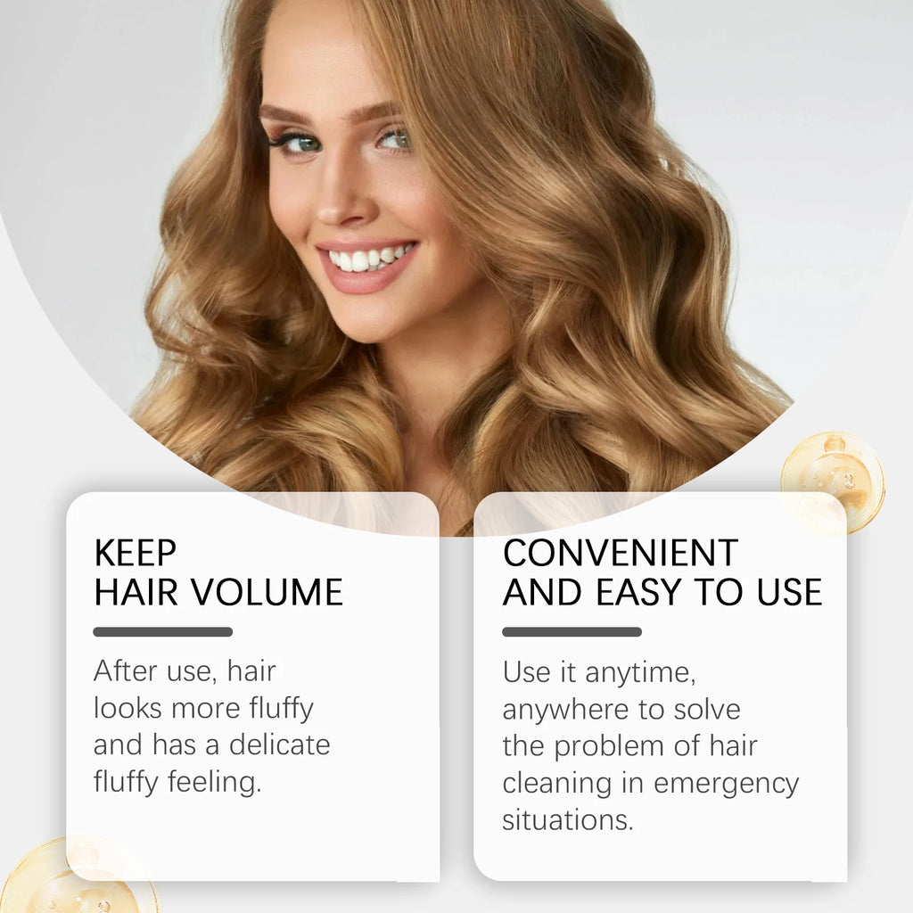 Vanilla Dry Shampoo Spray: Mild Dry Shampoo for Hair Repair, Taming Frizz, Adding Volume & Easy Hair Styling Zpaxo