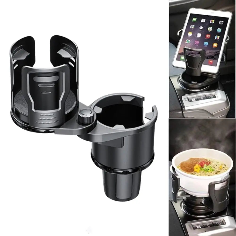 Multifunctional Cup Holder Expander Switch Lock Adjustable Base Cup Holder Extender Compact Design Stable Support Zpaxo