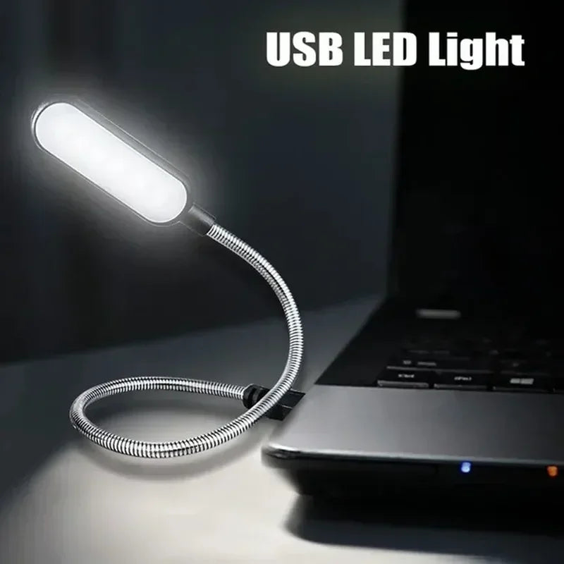 POCKETMAN Mini USB LED Book Light – Flexible Reading Lamp