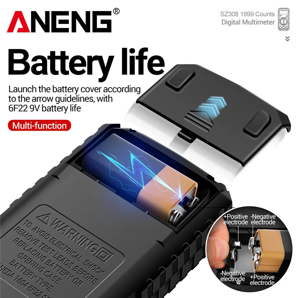 ANENG SZ308 High-precision Multi-function Voltage Current Resistance