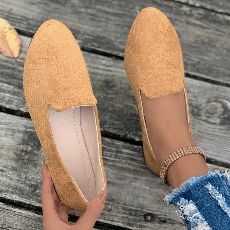 2026 Spring Autumn Shoes Women Comfortable Casual Slip Flats Loafers Zpaxo