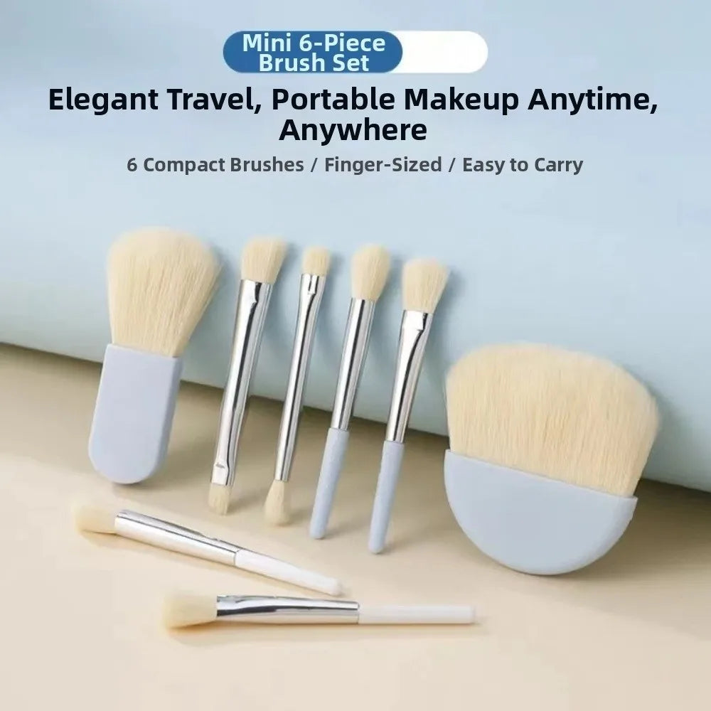 Soft Bristles Mini Makeup Brush Blending Multiple Heads Cosmetic Zpaxo