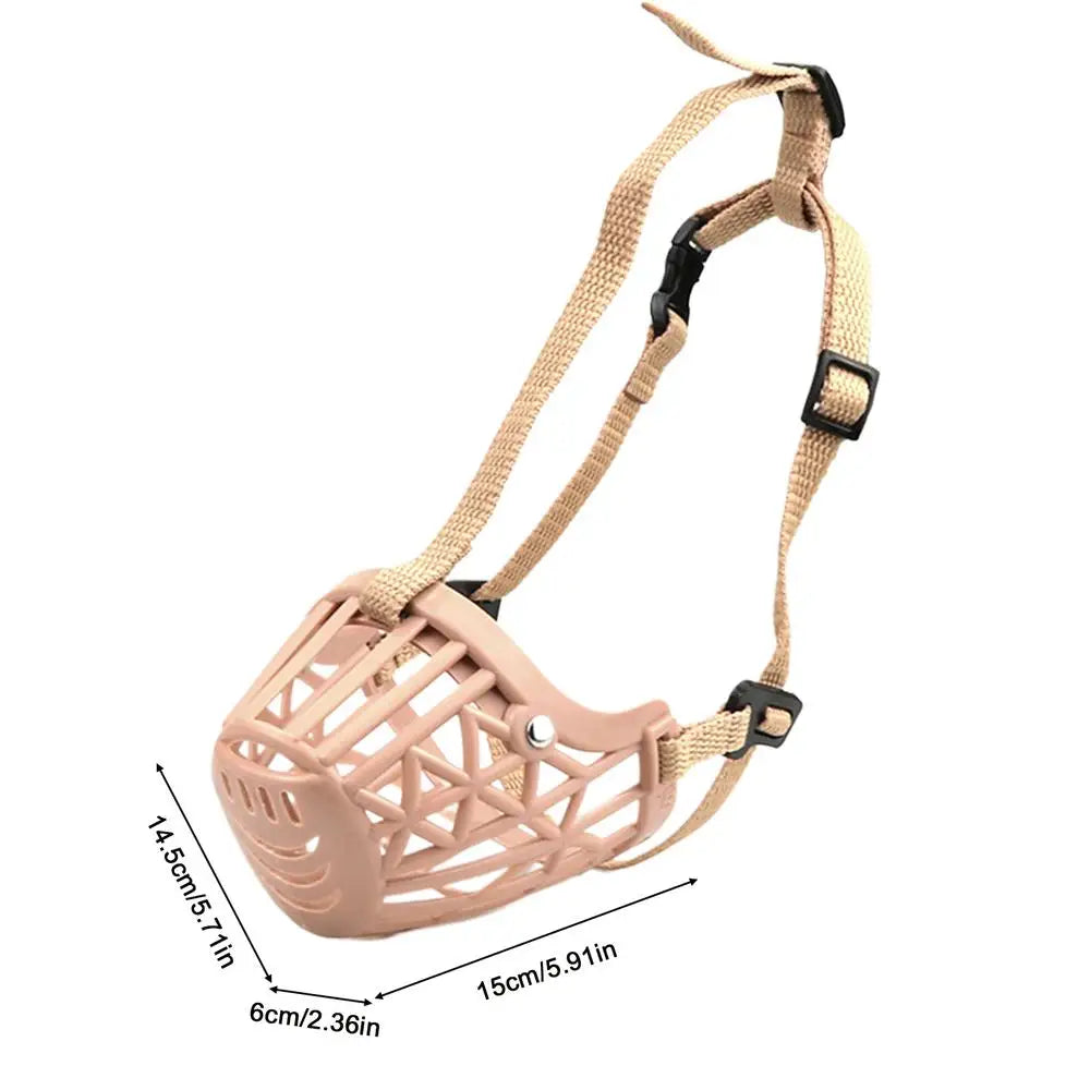 Breathable Basket Dog Muzzle – Anti-Bite, Adjustable, S–XL Dog Basket Muzzle Zpaxo XL