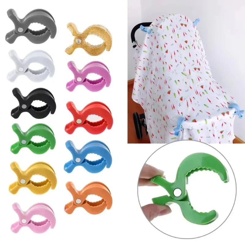Baby Stroller Clips & Pram Pegs – Alligator Clamp Hook Set