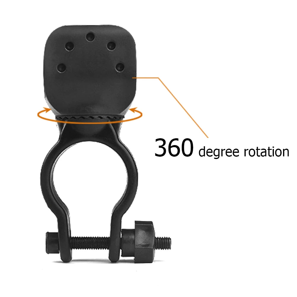 Cycling Bike Bicycle Light Lamp Stand Holder Bracket Rotation Grip