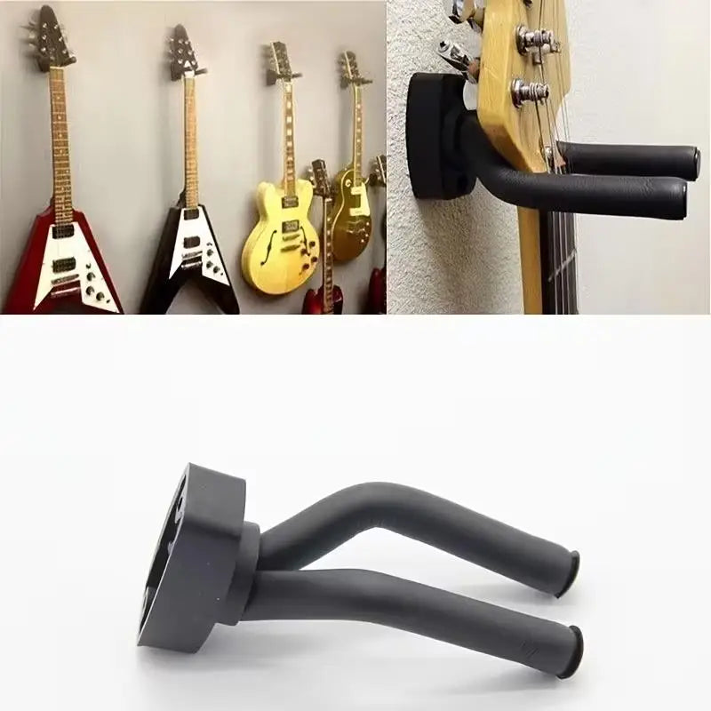 1pcs Alloy Wall-Mounted Guitar Rack – Hanger for Guitar, Ukulele, Bass & Violin, Home Instrument Display Zpaxo