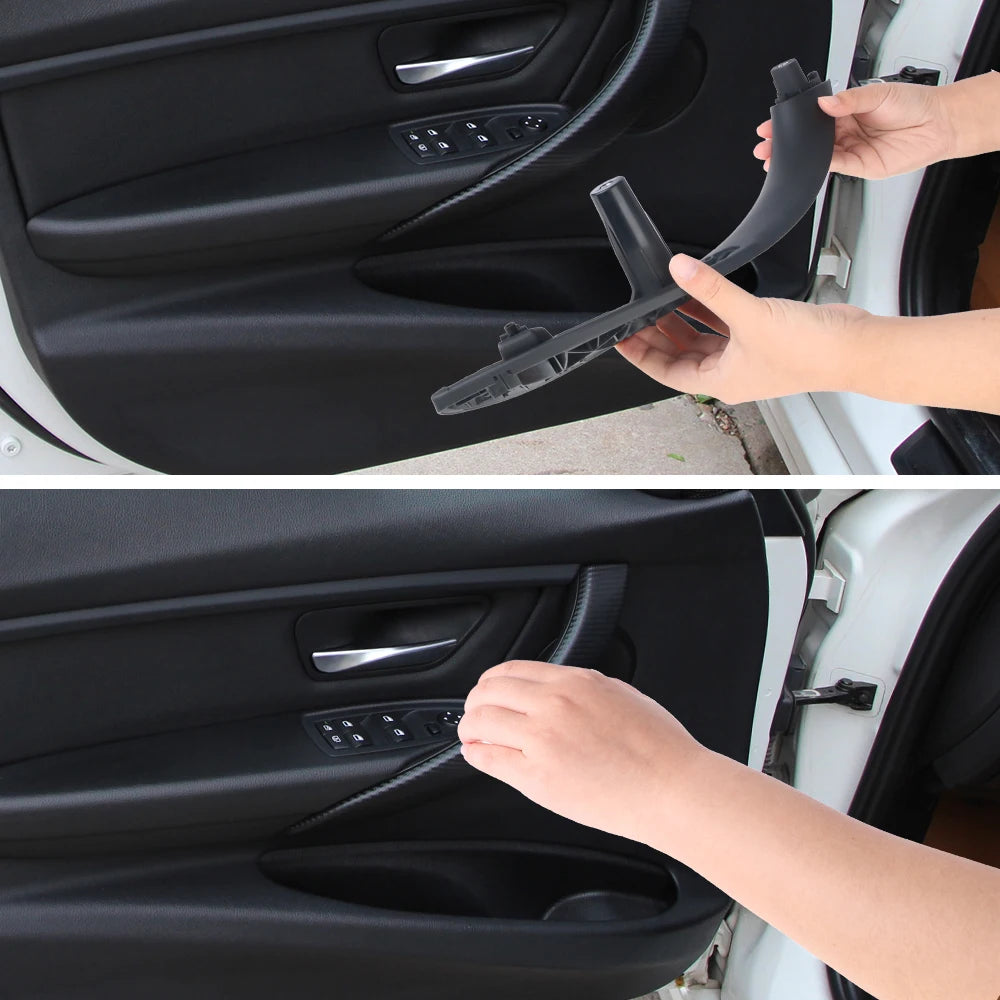 Car Inner Handle Interior Door Handles Black Front Rear Left Right