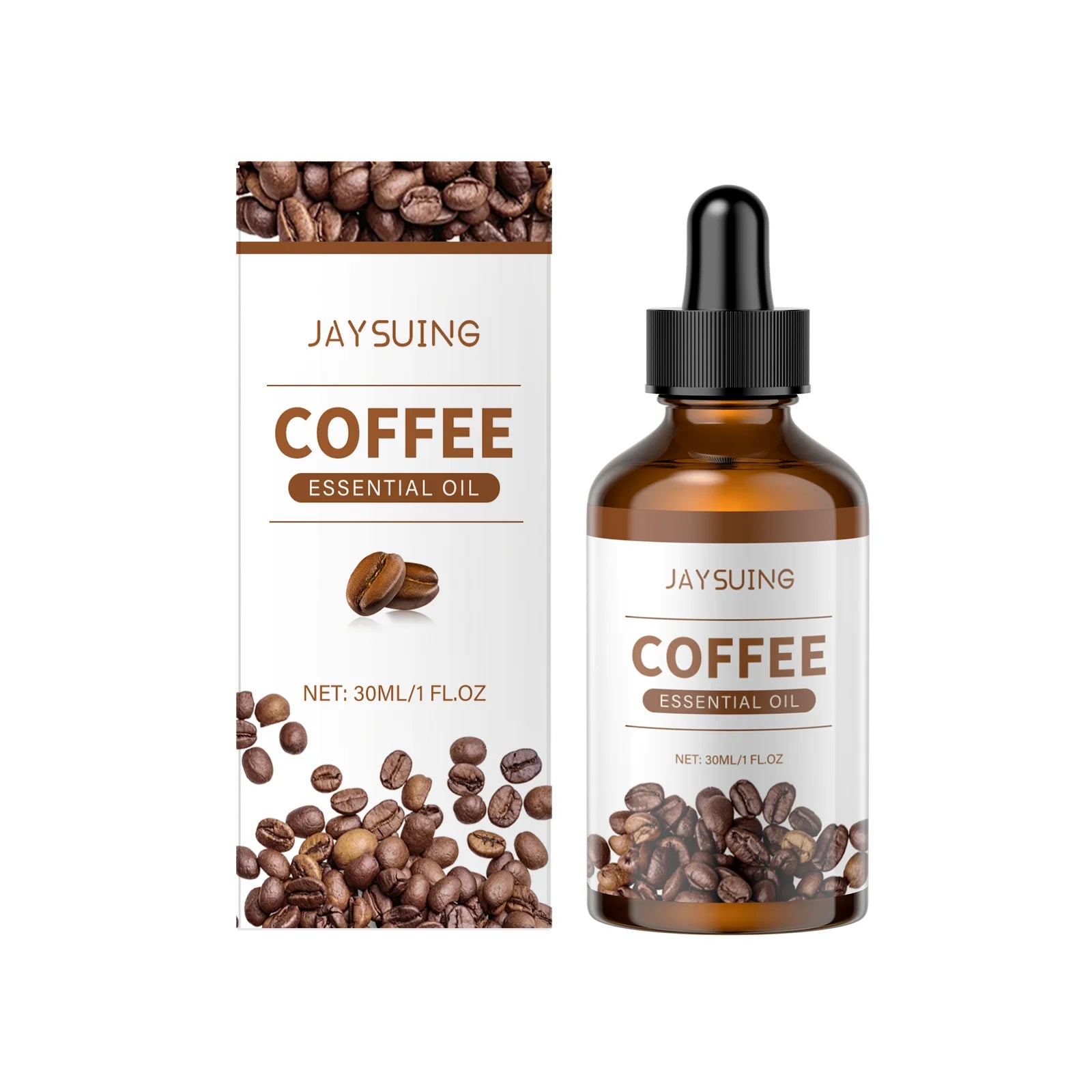 Jaysuing Coffee Essential Oil Deep Moisturizing Body & Face 30ml Body & Face Oil Zpaxo 30ml 30ml