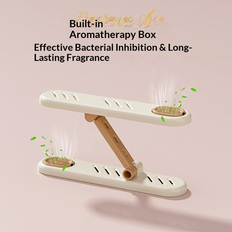 10-Pack Double-Layer Aromatherapy Shoe Rack Organizer Adjustable Shoe Rack Organizer Zpaxo