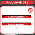 Repositionable Dart Throw Line Floor Sticker Tape Non Slip Oche Game
