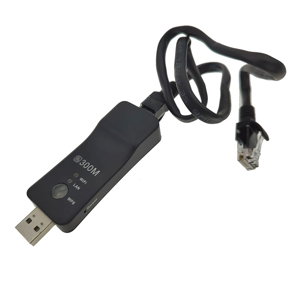 Wireless USB Universal 300Mbps For Smart TV Wifi Repeater Adapter Ethernet Network Repeater for Samsung Sony LG TV Zpaxo Default Title