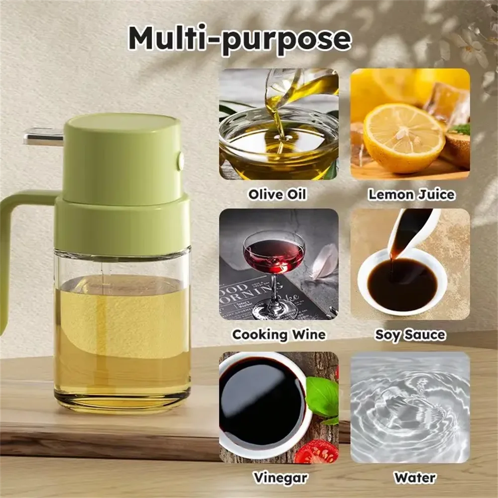 Oil Spray Bottle Atomizing Dispenser Pot Air Frying Pan Kitchen Zpaxo