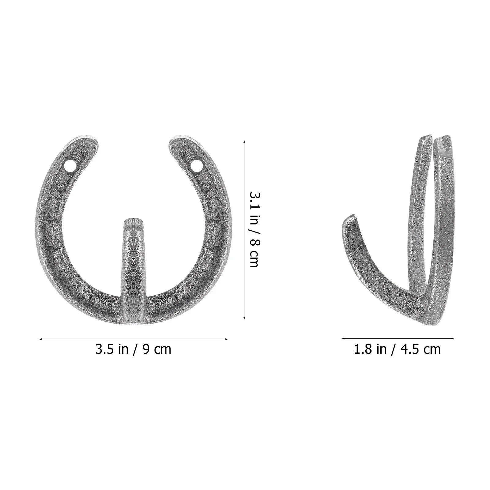 Premium Iron Wall Hook Horseshoe Design Space Saving Hanger