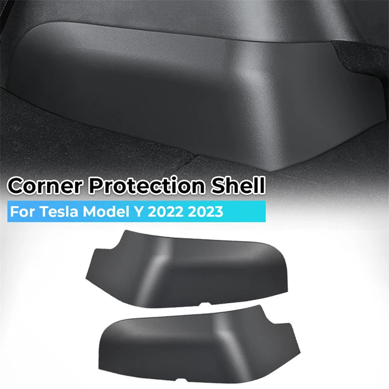 Tesla Model Y Rear Trunk Side Guards TPE Corner Protectors