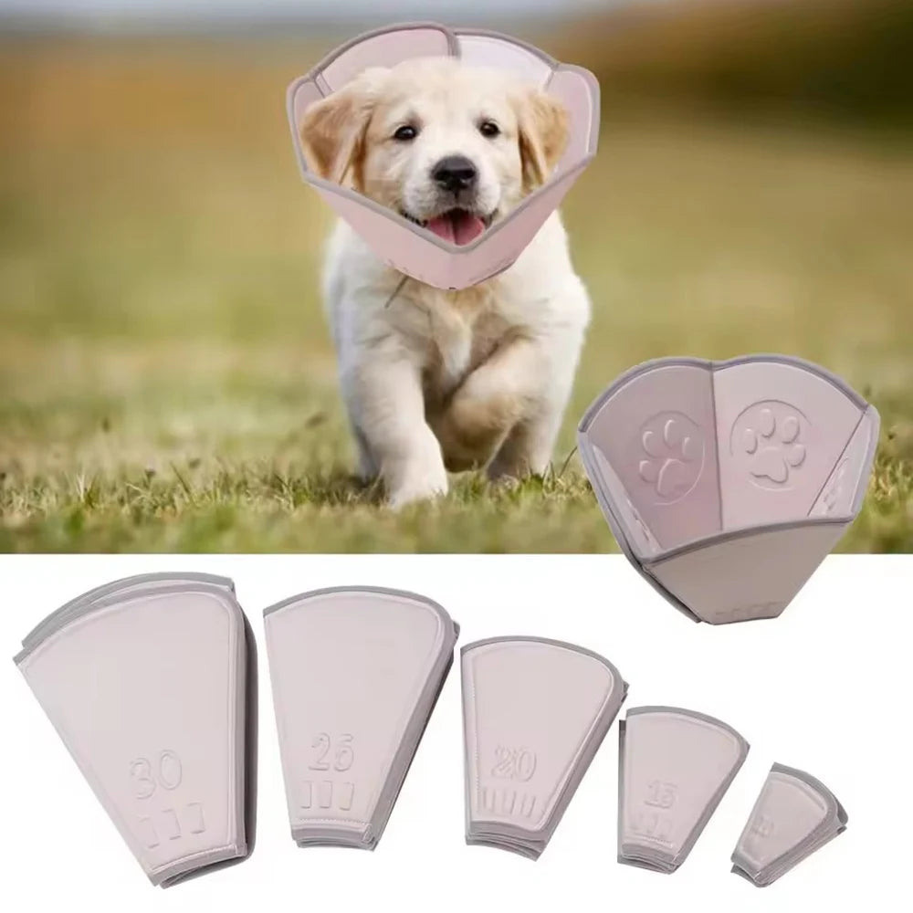 Wound Healing Puppy Dog Cone Collar Protective Pet Recovery Anti-bite Zpaxo