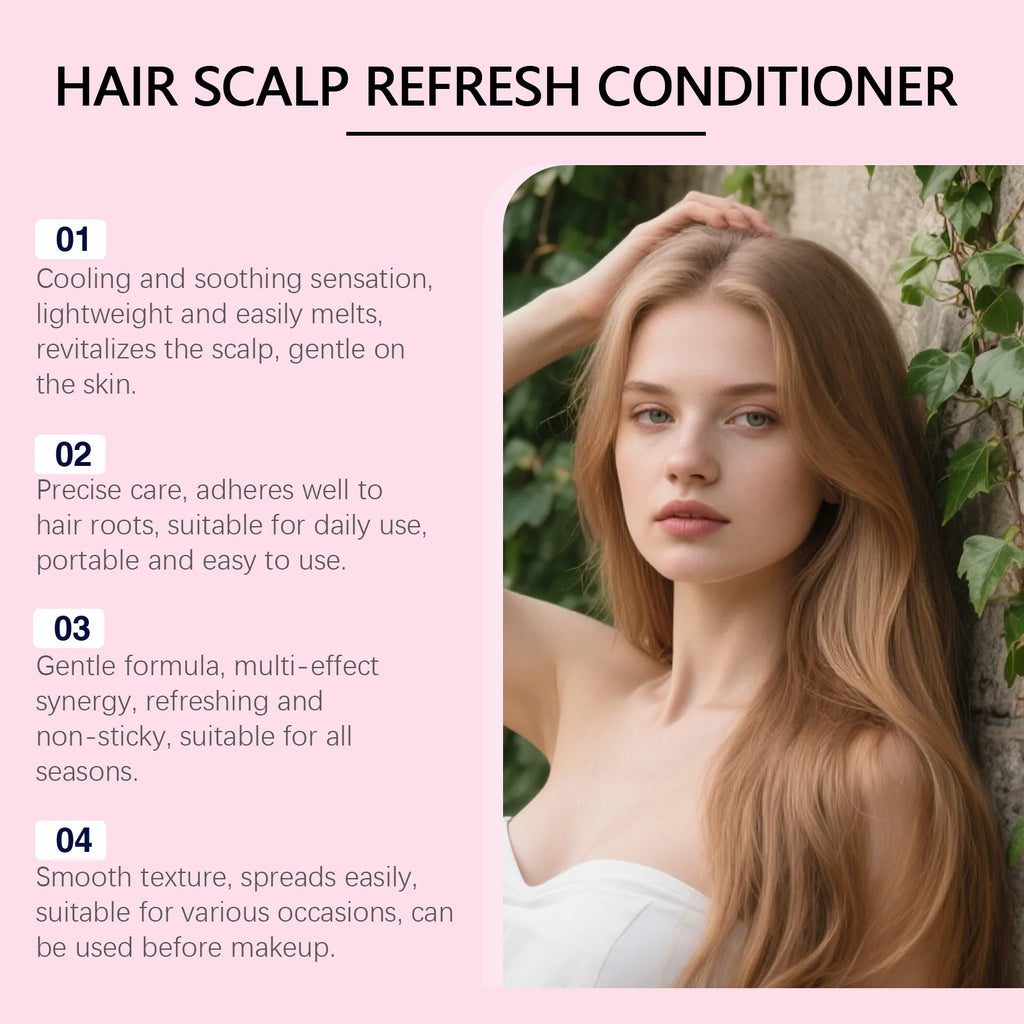 Hair Moisturizing Conditioner Revitalizes Scalp Dry Damaged Hair Treatment Frizz Control Softness Scalp Protection Conditioner Zpaxo