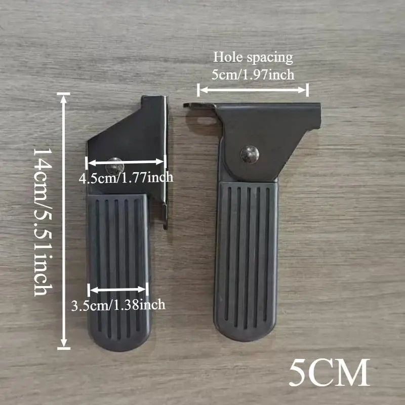 Foldable E-Bike Front Foot Pedals – Yadea Aima Harley U1 Anti-Slip