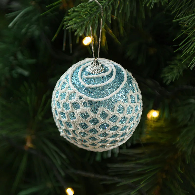 8CM Foam Christmas Ball Ornaments – Holiday Tree Decorations Christmas Ball Ornament Zpaxo