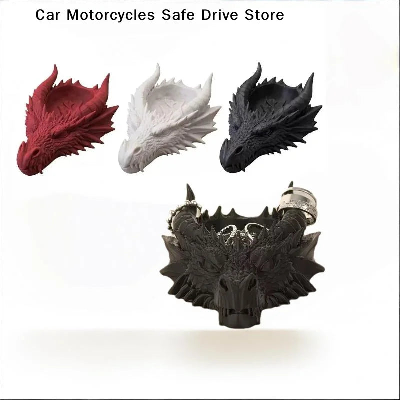 3D Print Dragon Head Storage Tray Multi-functional Funny Jewelry