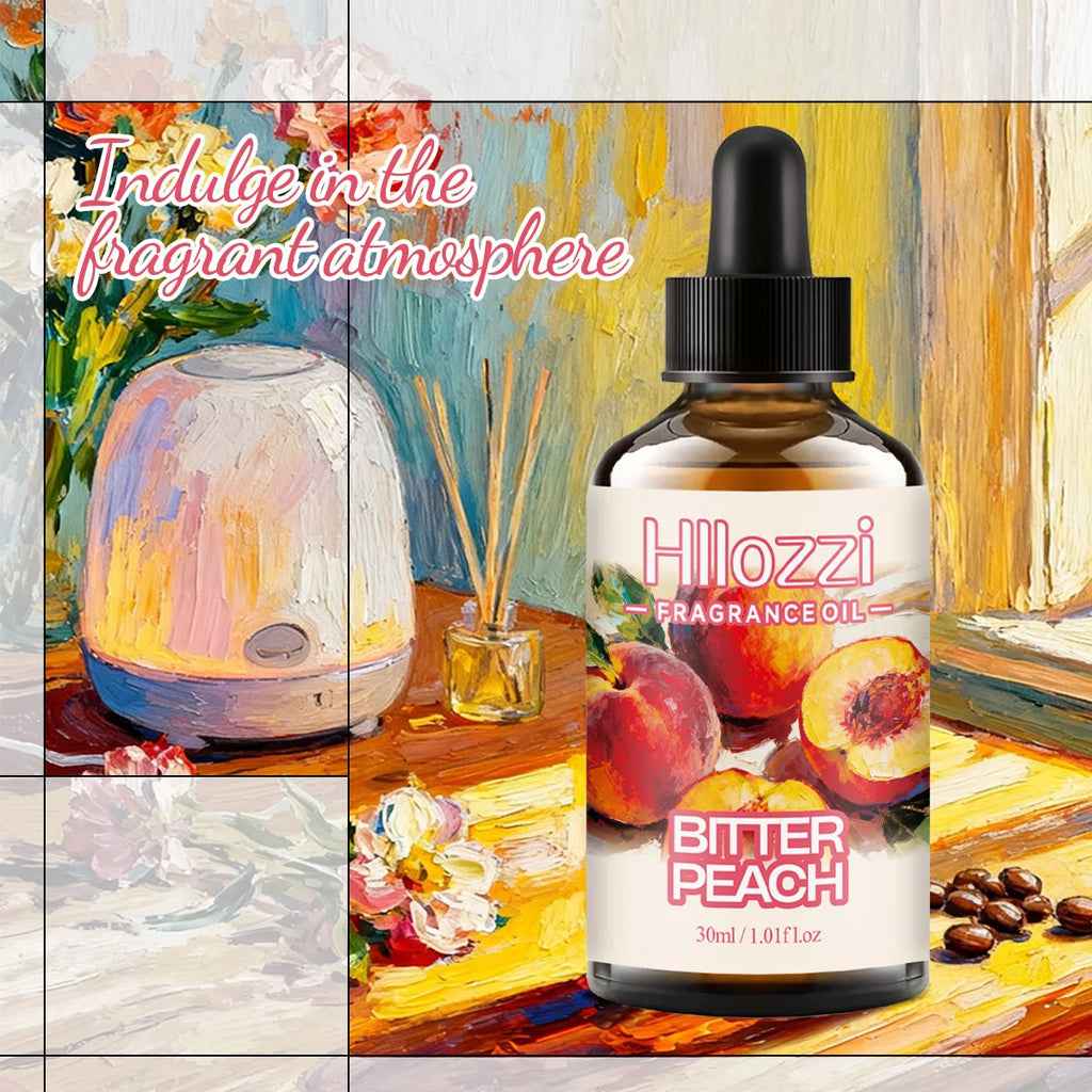 BITTER PEACH FRAGRANCE OIL Suitable Use Aroma Diffusers Candles Soaps Zpaxo