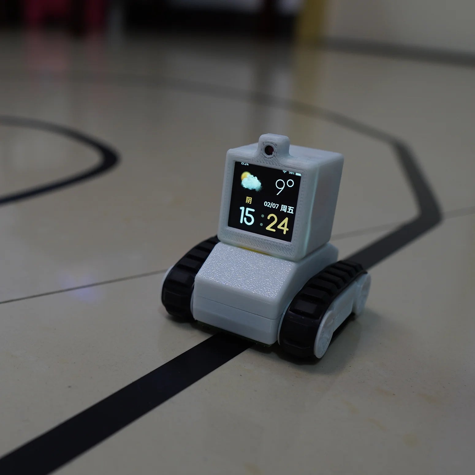 ESP Speckbot Desktop Robot Patrol Car AI Intelligent Robot Zpaxo